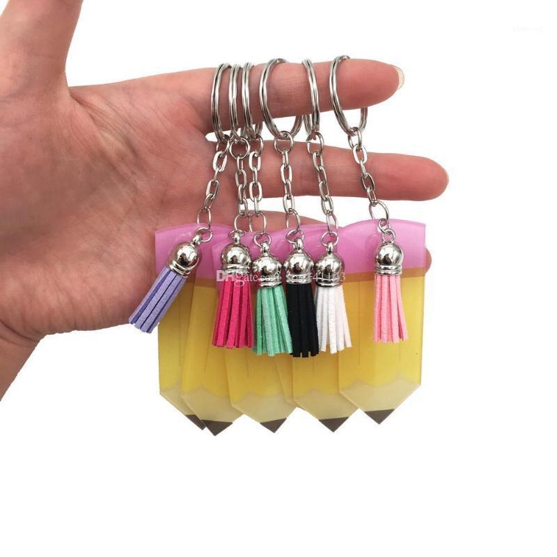 Pencil Keychain Keyring 10pcs/lot Acrylic Tassel Decorative Buckle Personalized Teacher Gift Dangle Keychain For Christmas Gifts1 
Pencil Keychain Keyring 10pcs/lot Acrylic Tassel Decorative Buckle Personalized Teacher Gift Dangle Keychain For Christmas Gifts1