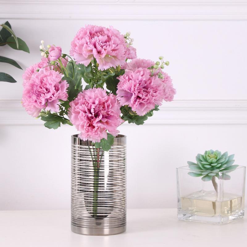 10 Heads Of Carnations Bunch Artificial Flowers For Mother's Day Gifts Home Decoration Wedding Bride Bouquets Fake flowers1, Pink
10 Heads Of Carnations Bunch Artificial Flowers For Mother's Day Gifts Home Decoration Wedding Bride Bouquets Fake flowers1, Pink