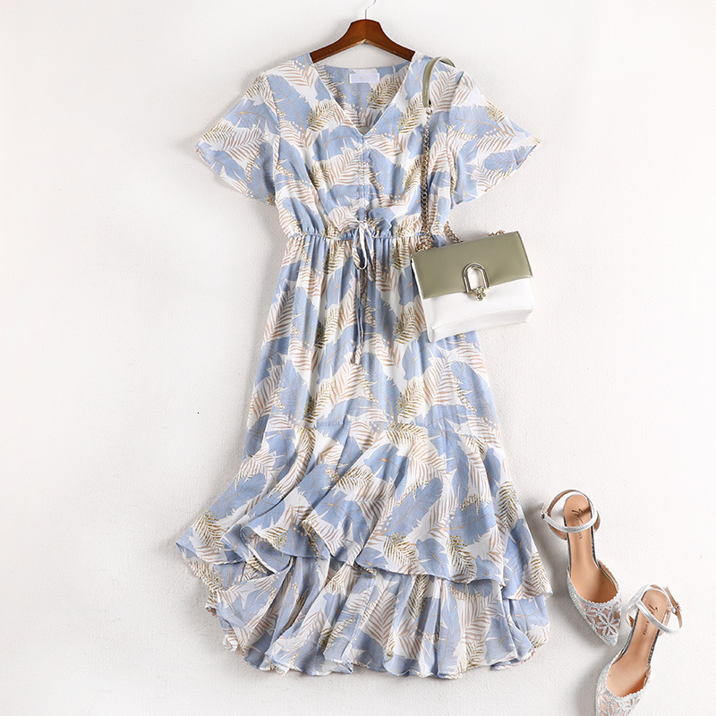 Xl- Plus Size/2021 Dress Ragged Floral Chiffon 10647 Woman Femme Robe Summer Clothes Zy4i, Yellow
Xl- Plus Size/2021 Dress Ragged Floral Chiffon 10647 Woman Femme Robe Summer Clothes Zy4i, Yellow