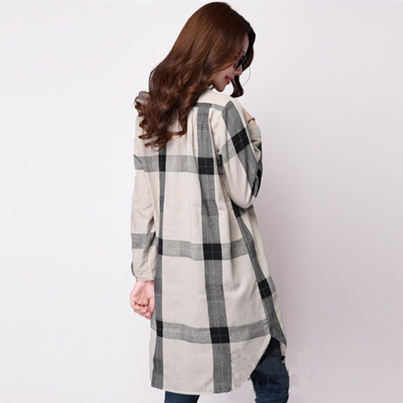 New fashion Women Shirt Dress Lady Loose Vintage Blouse Tops female Long Sleeve Casual Beach Dress Vestidos T200319