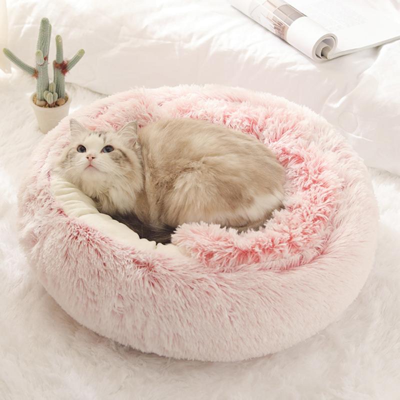 Supper Soft Cat Bed Round Pet Bed Kennel For Dog Cat Winter Warm Sleeping Bag Long Plush Puppy Cushion Mat Portable Supplies
Supper Soft Cat Bed Round Pet Bed Kennel For Dog Cat Winter Warm Sleeping Bag Long Plush Puppy Cushion Mat Portable Supplies