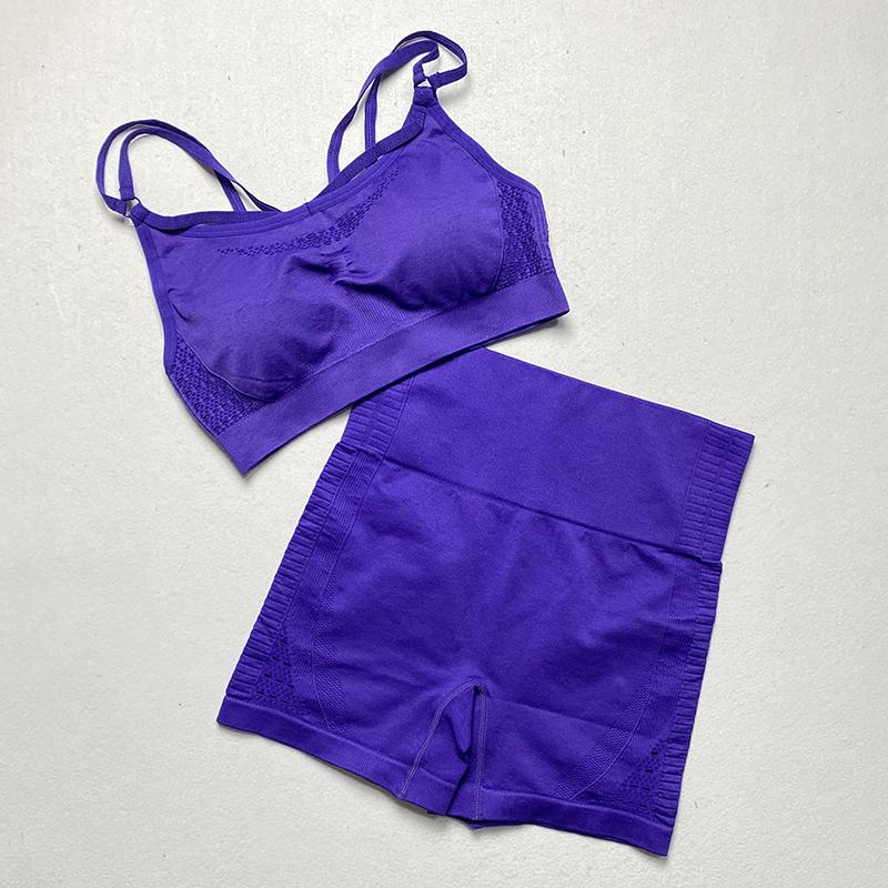 2 piece training yoga set women strappy sports bra and energy seamless shorts set gym clothing active wear joggers women, Black
2 piece training yoga set women strappy sports bra and energy seamless shorts set gym clothing active wear joggers women, Black
