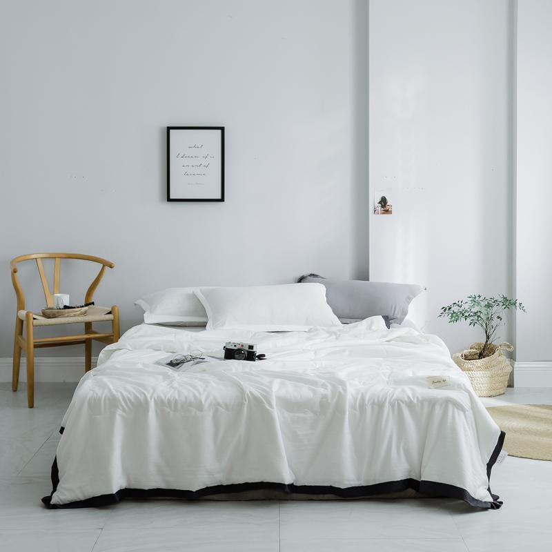Comforters & Sets 2021 Bedding Solid White Thin Summer Quilt Blankets Soft Comforter Bed Cover Quilting Suitable For Adults Kids Home Textil, Style4
Comforters & Sets 2021 Bedding Solid White Thin Summer Quilt Blankets Soft Comforter Bed Cover Quilting Suitable For Adults Kids Home Textil, Style4
