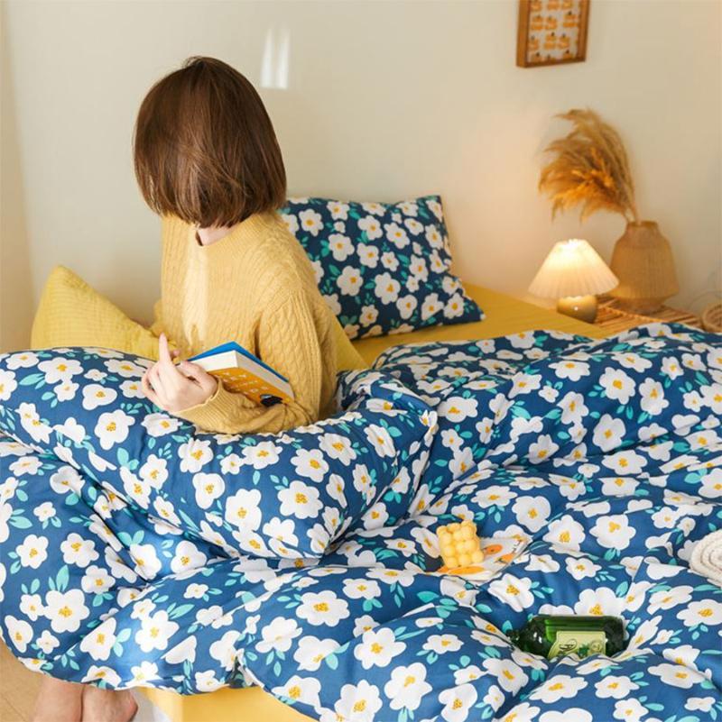 Cute blue flower bedding set teen kid,cotton full queen king single double home textile bed sheet pillow case quilt cover, Picture color
Cute blue flower bedding set teen kid,cotton full queen king single double home textile bed sheet pillow case quilt cover, Picture color