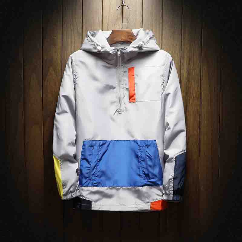 Mens Hooded Jacket Men Spring and Autumn Jackets Fashion New Mens Jackets High Quality Casual Loose Patchwork Jacket 4 Colors Size -5XL, White
Mens Hooded Jacket Men Spring and Autumn Jackets Fashion New Mens Jackets High Quality Casual Loose Patchwork Jacket 4 Colors Size -5XL, White