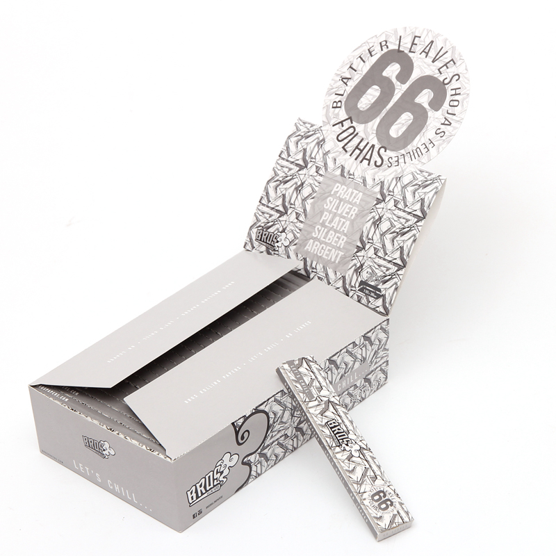 Bros Exclusive Logo Design grey Organic Cigarette Rolling Paper For Smoking 
Bros Exclusive Logo Design grey Organic Cigarette Rolling Paper For Smoking