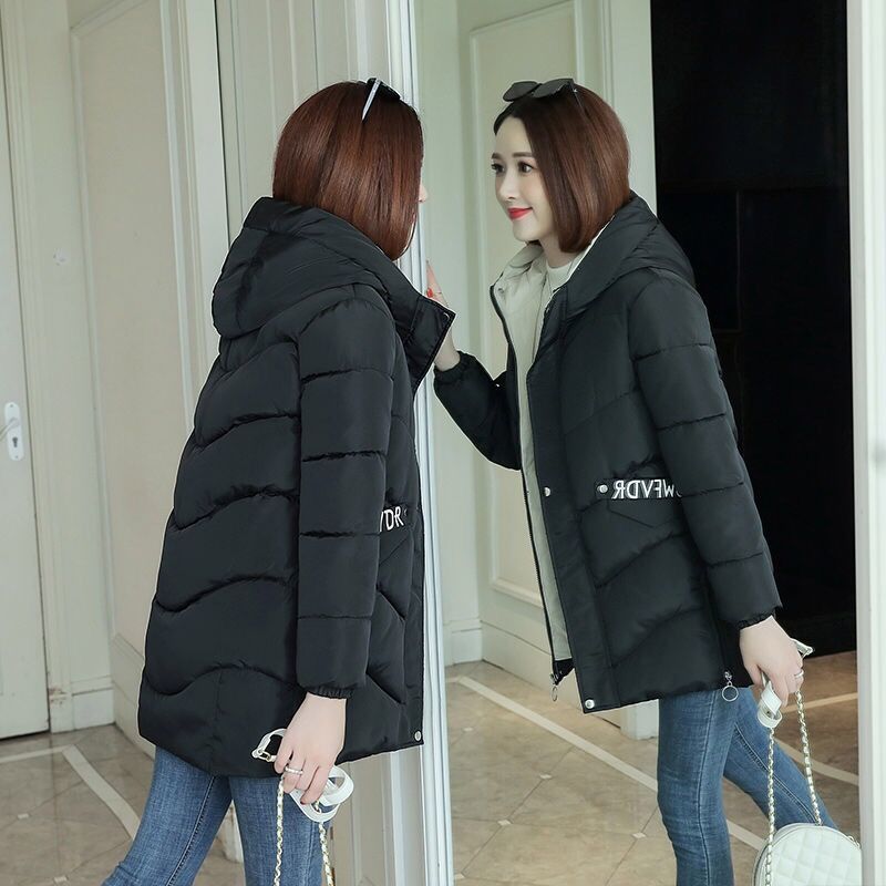 Orwindny Wadded Clothing Female New Women's Winter Jacket Cotton Jacket Slim Parkas Ladies Coats Plus Size M-3XL 201217