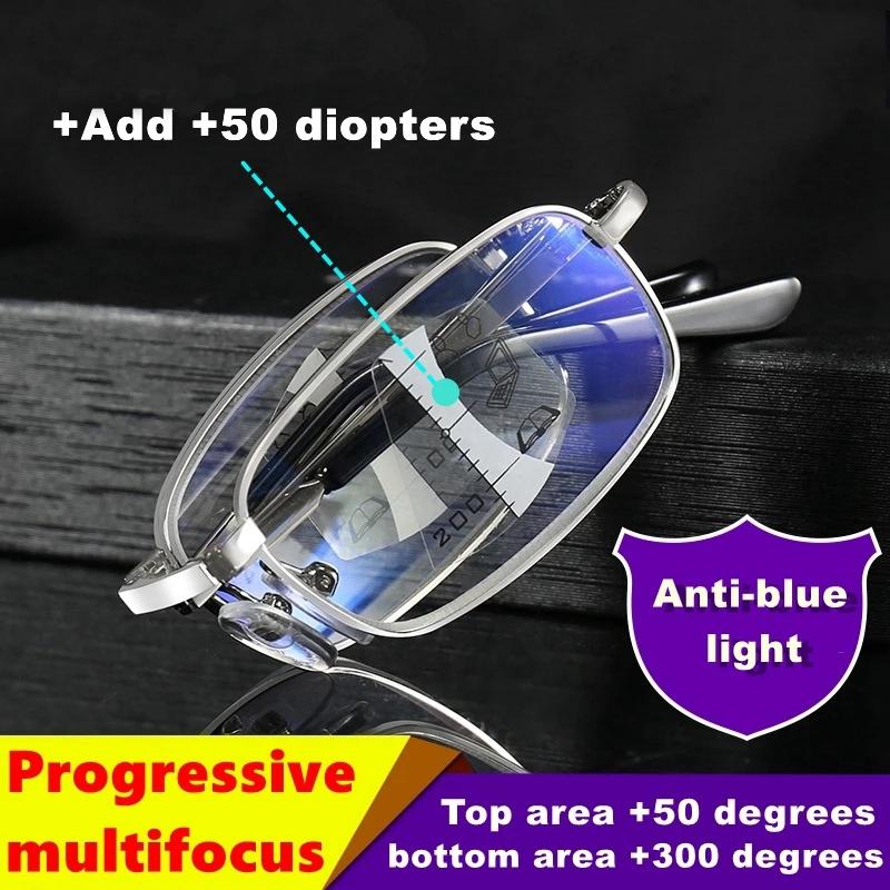 NONOR Metal Titanium Reading Glasses Men Anti Blue Light Eyeglasses Multifocal Glasses Progressive Bifocal Presbyopic
NONOR Metal Titanium Reading Glasses Men Anti Blue Light Eyeglasses Multifocal Glasses Progressive Bifocal Presbyopic