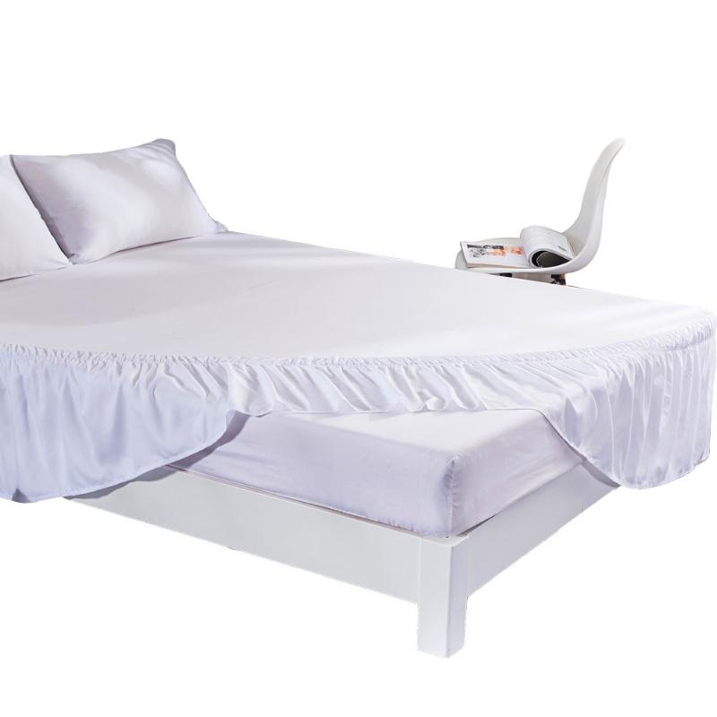 Hotel Queen Size Bed Skirt White Bed Shirts Elastic Band Single Queen King Easy On/easy Off Skirt Home Bedding Decor Textile, Cq002-23
Hotel Queen Size Bed Skirt White Bed Shirts Elastic Band Single Queen King Easy On/easy Off Skirt Home Bedding Decor Textile, Cq002-23