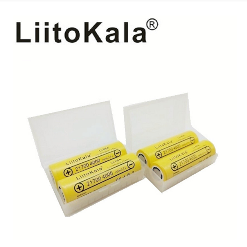 LiitoKala Lii-40A original 21700 4000mAh 40A rechargeable battery suitable for CAPO LED lighting equipment power tools
LiitoKala Lii-40A original 21700 4000mAh 40A rechargeable battery suitable for CAPO LED lighting equipment power tools