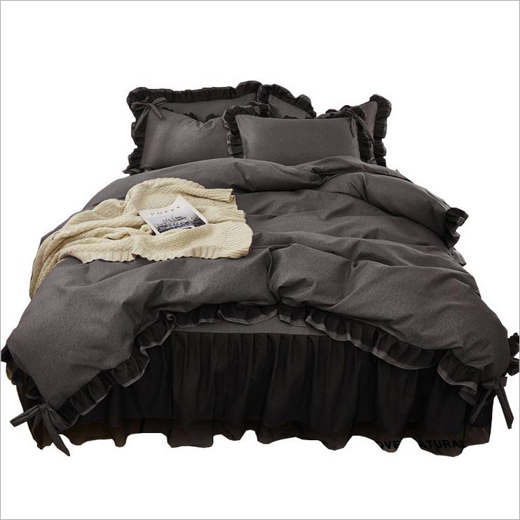 Special Design Bedding Set 4pcs/set Duvet Cover Bed Skirt with Lace Ladies Bedding Set
Special Design Bedding Set 4pcs/set Duvet Cover Bed Skirt with Lace Ladies Bedding Set