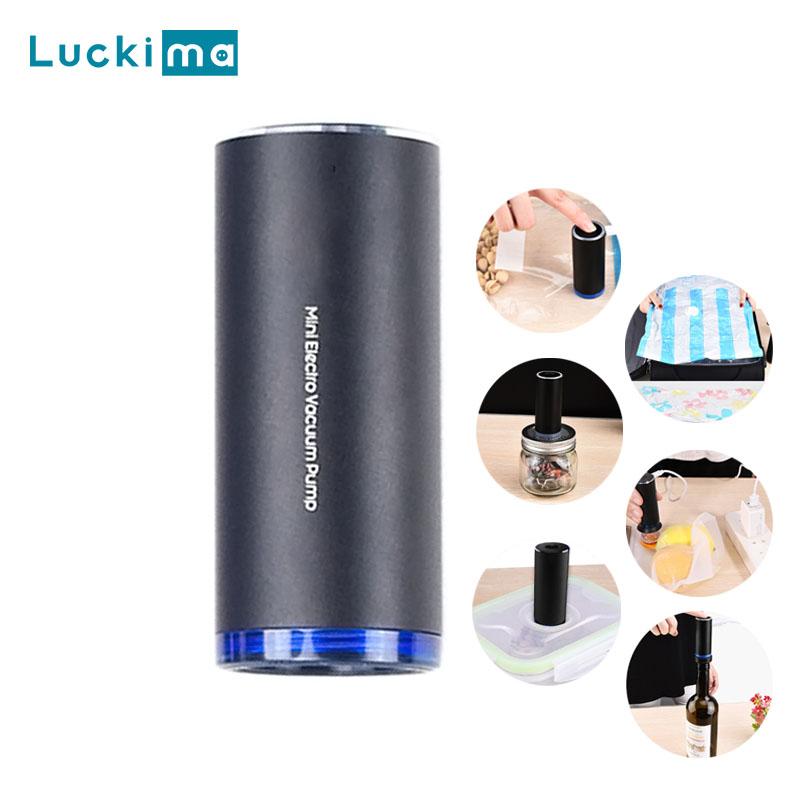 Electric Vacuum Sealer Storage Air Pump for Home Travelling Clothes Blankets Sous Vide Vacuum Packaging Saver Bags
Electric Vacuum Sealer Storage Air Pump for Home Travelling Clothes Blankets Sous Vide Vacuum Packaging Saver Bags