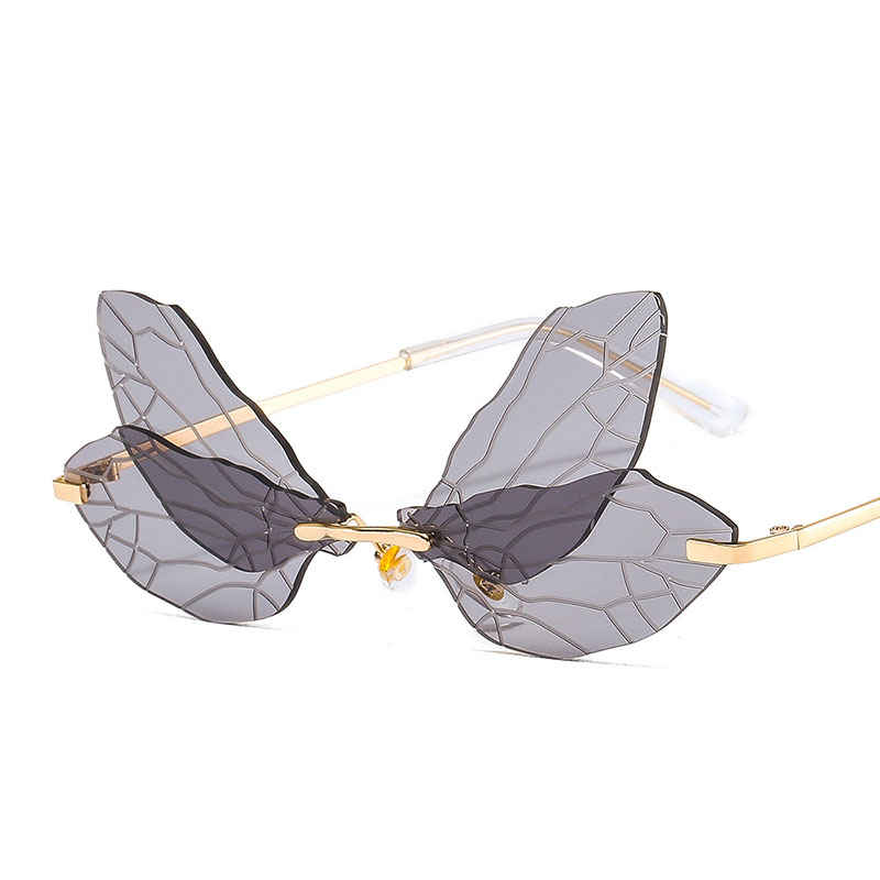 New Butterfly Wings Transparent Rimless Sunglasses Trendy Unique Party Colorful Sun Glasses 8049
New Butterfly Wings Transparent Rimless Sunglasses Trendy Unique Party Colorful Sun Glasses 8049