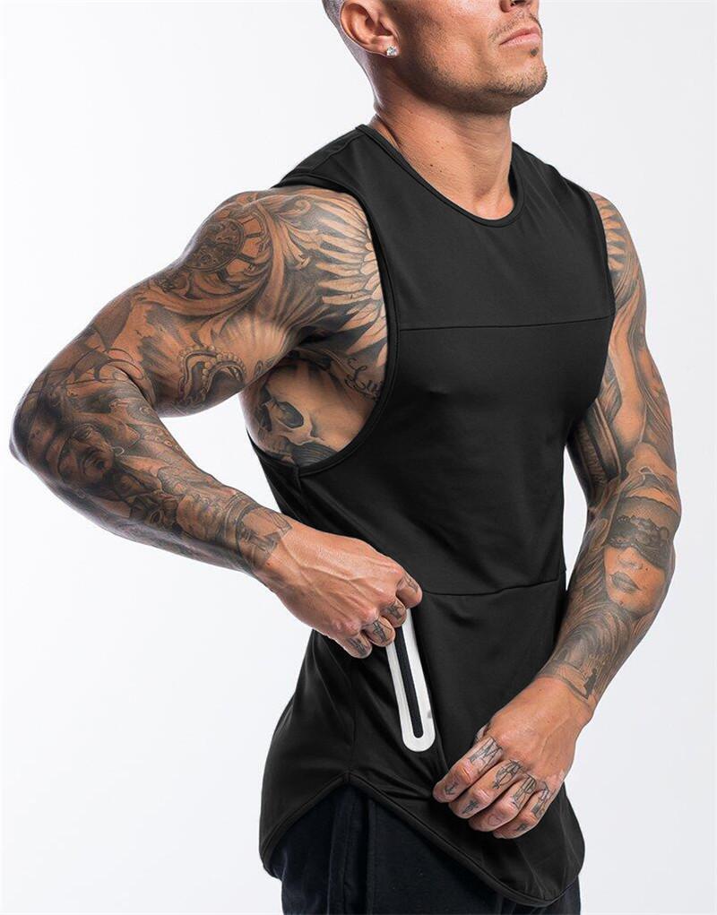 2021 Summer Brand Fitness Tank Top Men Bodybuilding Gyms Clothing Fitness Men Shirt slim Mesh pocket zipper Sports Tank top, Black
2021 Summer Brand Fitness Tank Top Men Bodybuilding Gyms Clothing Fitness Men Shirt slim Mesh pocket zipper Sports Tank top, Black