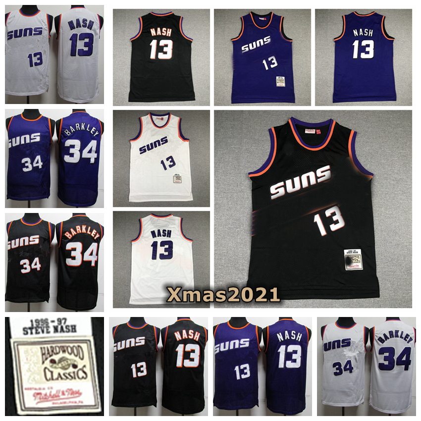 Vintage Mens 13 Steve Nash Mitchell & Ness 1996-97 Swingman Jersey Authentic Stitched 34 Charles Barkley Retro Classic Basketball Jersey, Black;red
Vintage Mens 13 Steve Nash Mitchell & Ness 1996-97 Swingman Jersey Authentic Stitched 34 Charles Barkley Retro Classic Basketball Jersey, Black;red