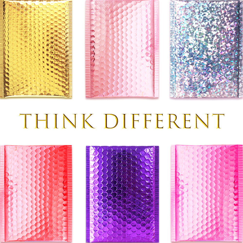 Gold/Rose Gold/Laser bags Silver/Dark Red/Purple/Rose Red Aluminum Foil Bubble Mailer CD/Eyelash Packaging Padded Envelopes
Gold/Rose Gold/Laser bags Silver/Dark Red/Purple/Rose Red Aluminum Foil Bubble Mailer CD/Eyelash Packaging Padded Envelopes