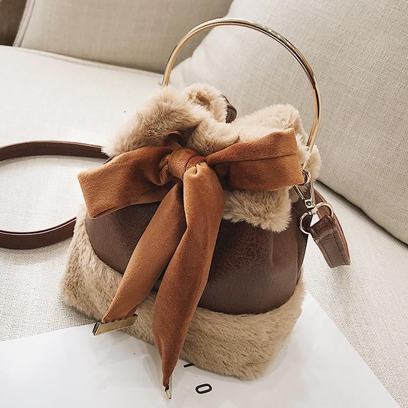 fashion pu plush patchwork buckets bag designer bow women handbags luxury faux fur shoulder crossbody bag lady tote purse winter, Beige
fashion pu plush patchwork buckets bag designer bow women handbags luxury faux fur shoulder crossbody bag lady tote purse winter, Beige