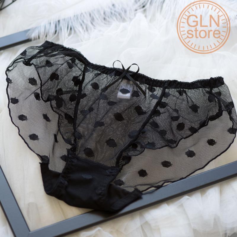 New Style Women Underwear Panties Sexy Mesh Underwear Briefs Japanese Bow Girl Lace Sweet Low Waist Nylon Lingerie 2231, Black
New Style Women Underwear Panties Sexy Mesh Underwear Briefs Japanese Bow Girl Lace Sweet Low Waist Nylon Lingerie 2231, Black