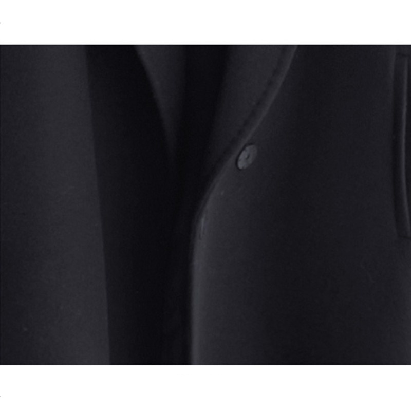 Black Wool Coat For Women | Stylish Autumn Winter Trench B3