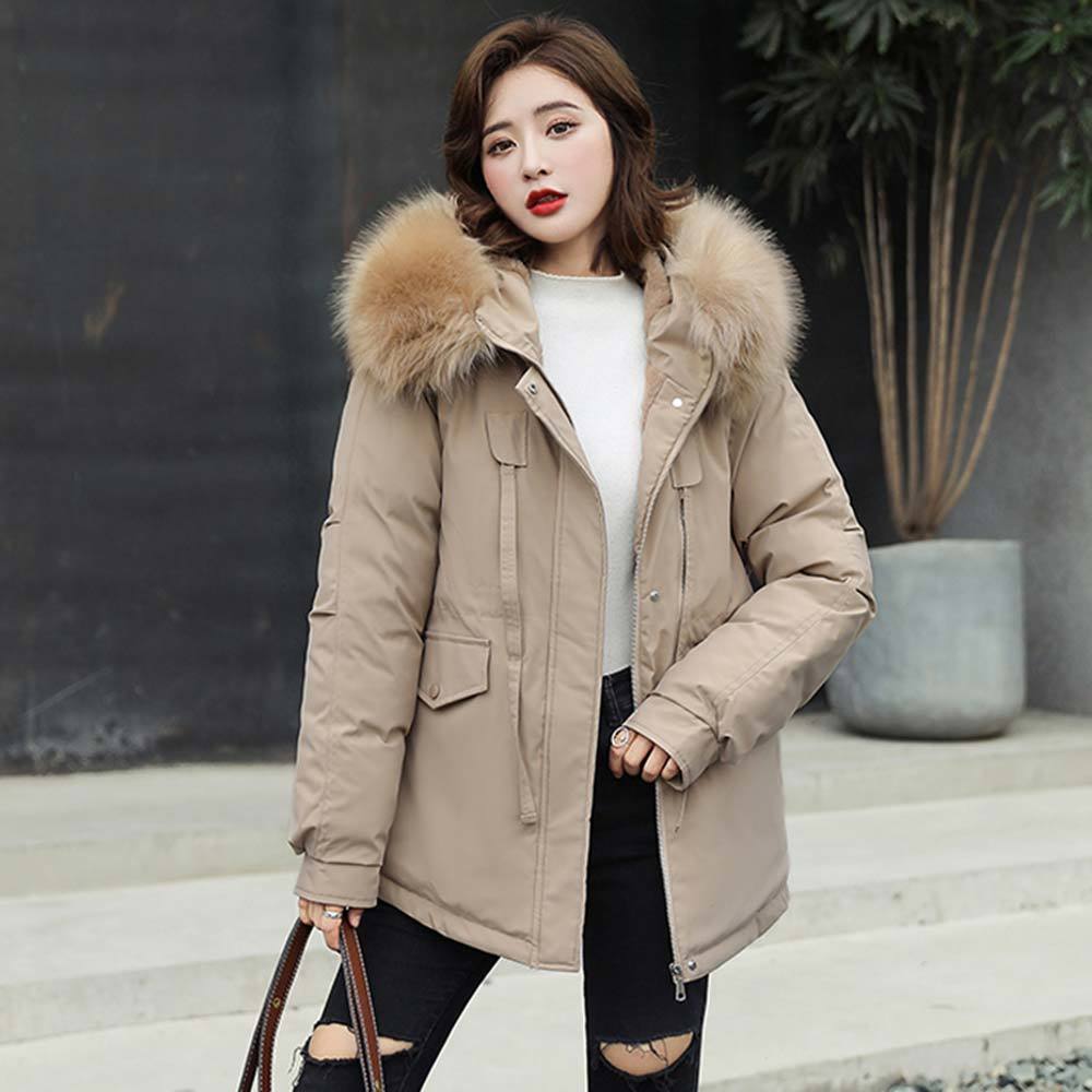 GRELLER Winter Coat Women Fashion Winter Jacket Women Cotton Padded Parka Short Outwear Hooded 6 Colors Female Jacket Coat 201019