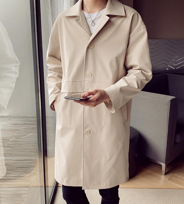 Windbreaker men's long Jacket section wind autumn and winter coat men's thickening casual handsome coat, As picture shown
Windbreaker men's long Jacket section wind autumn and winter coat men's thickening casual handsome coat, As picture shown