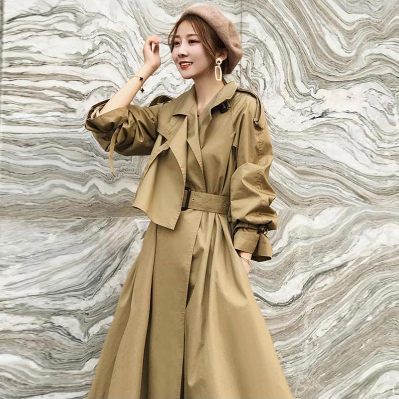 Women Trench Coat 2020 Autumn Casual Belt Waist Long Coat Turn Down Collar Long Sleeve Windbreaker Trench Fashion Outwear1, Khaki
Women Trench Coat 2020 Autumn Casual Belt Waist Long Coat Turn Down Collar Long Sleeve Windbreaker Trench Fashion Outwear1, Khaki