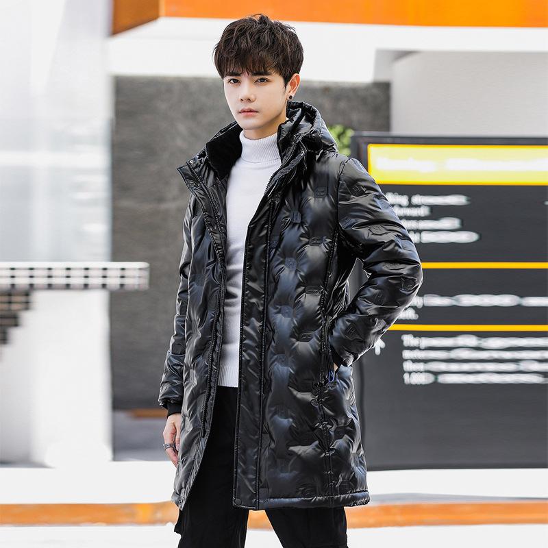 Shiny coats men long channel cloth embossing drilling pile up warm young coat wet clothes, Black
Shiny coats men long channel cloth embossing drilling pile up warm young coat wet clothes, Black