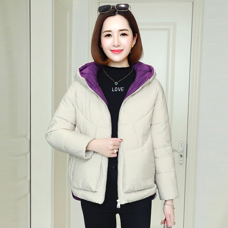 Winter Warm Hooded Coats Women Casual Jackets New Fashion Double Pocket Thick Cotton Parka Female Outerwear Coat P241 201027