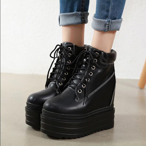 2020 Super Two Inches High Heels Wedge Shorts Sponge Cake Front Tie Naked Women's Boots Vd89, Black
2020 Super Two Inches High Heels Wedge Shorts Sponge Cake Front Tie Naked Women's Boots Vd89, Black