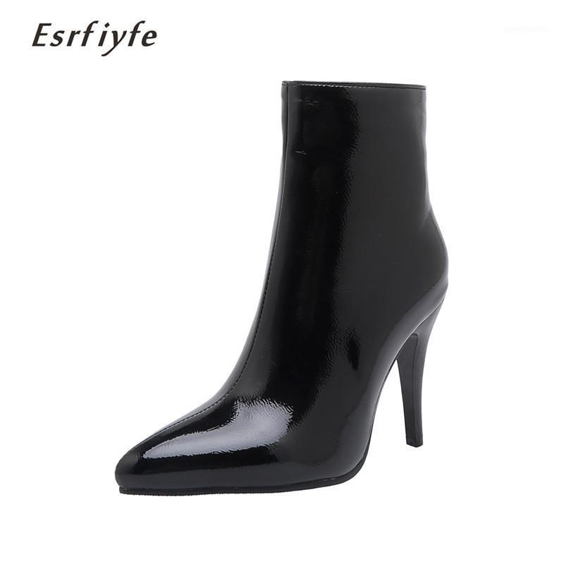 ESRFIYFE 2020 New Ankle Boots 100 Mm Thin Heels Woman Dress Plus Size 48 White Patent Leather Pointy Toe Bootie Femme Shoes1, Black
ESRFIYFE 2020 New Ankle Boots 100 Mm Thin Heels Woman Dress Plus Size 48 White Patent Leather Pointy Toe Bootie Femme Shoes1, Black