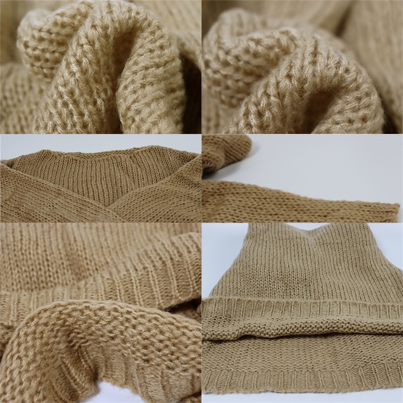 Women's Autumn Knitted Sweater Long Sleeve Top Sweaters Women Winter Pullovers Solid O Neck Clothes for Ladies 201225