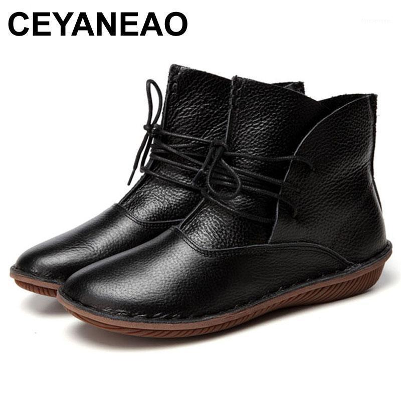 CEYANEAO 2020 Women Shoes Spring Female Full Grain Leather Boots Fashion Plain Solid Round Toe Vintage Literary 506-H1, Black
CEYANEAO 2020 Women Shoes Spring Female Full Grain Leather Boots Fashion Plain Solid Round Toe Vintage Literary 506-H1, Black