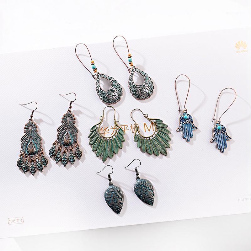 5 Pairs/Lot Fashion Ethnic Alloy Drop Earrings Set For Women Bohemian Geometric Earring 2020 Brincos Female1
5 Pairs/Lot Fashion Ethnic Alloy Drop Earrings Set For Women Bohemian Geometric Earring 2020 Brincos Female1