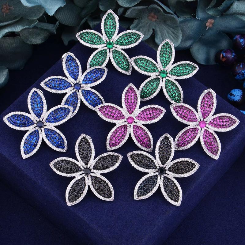 missvikki Natural CZ Flower Shape Noble High Quality Stud Earrings Hypoallergenic Engagement Wedding Stud Earrings Top Quality
missvikki Natural CZ Flower Shape Noble High Quality Stud Earrings Hypoallergenic Engagement Wedding Stud Earrings Top Quality