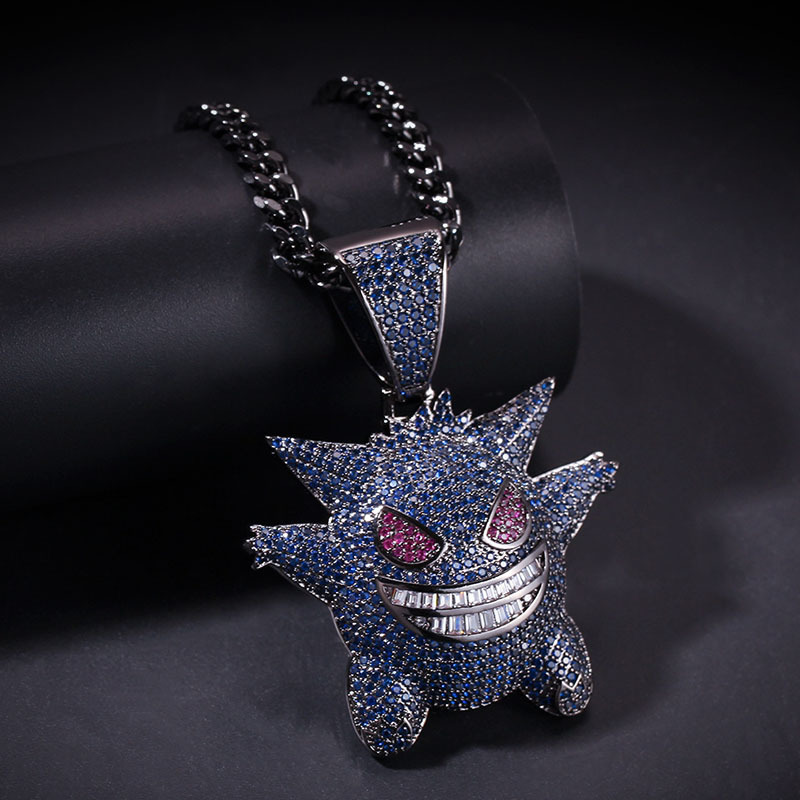 Halloween Men Mask Necklace with Chain Arrival New Cubic Zircon Pendant Hip Hop Jewelry 192n
Halloween Men Mask Necklace with Chain Arrival New Cubic Zircon Pendant Hip Hop Jewelry 192n