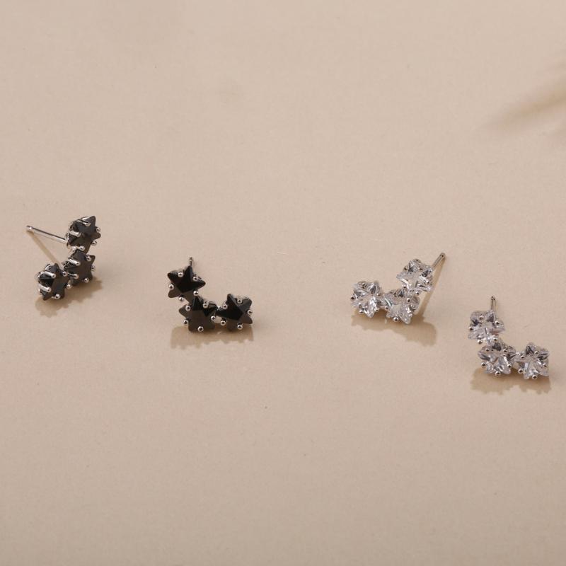 SA SILVERAGE Fine Jewelry 925 Sterling Silver Star Crystal Stud Earrings Zirconia 925 Silver Earrings for Woman
SA SILVERAGE Fine Jewelry 925 Sterling Silver Star Crystal Stud Earrings Zirconia 925 Silver Earrings for Woman