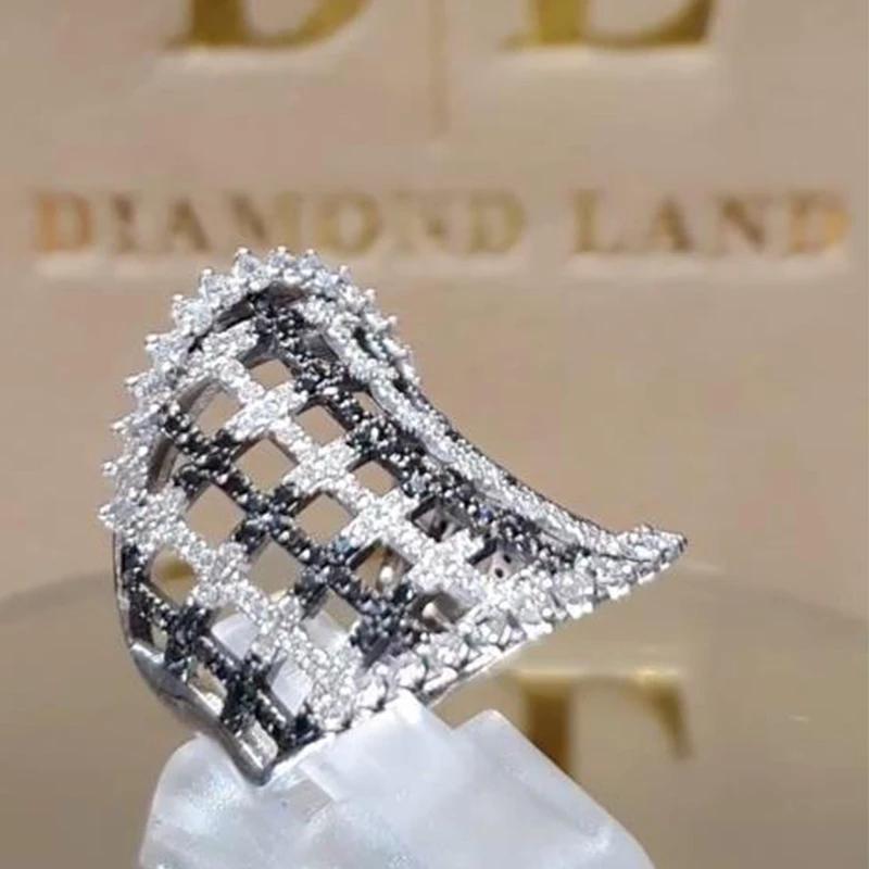 Luxury Shiny Black White Crystal Rhinestone Rings Multilayer Hollow-out Female Big Cocktail Party Ring Women Jewelry Accessories
Luxury Shiny Black White Crystal Rhinestone Rings Multilayer Hollow-out Female Big Cocktail Party Ring Women Jewelry Accessories