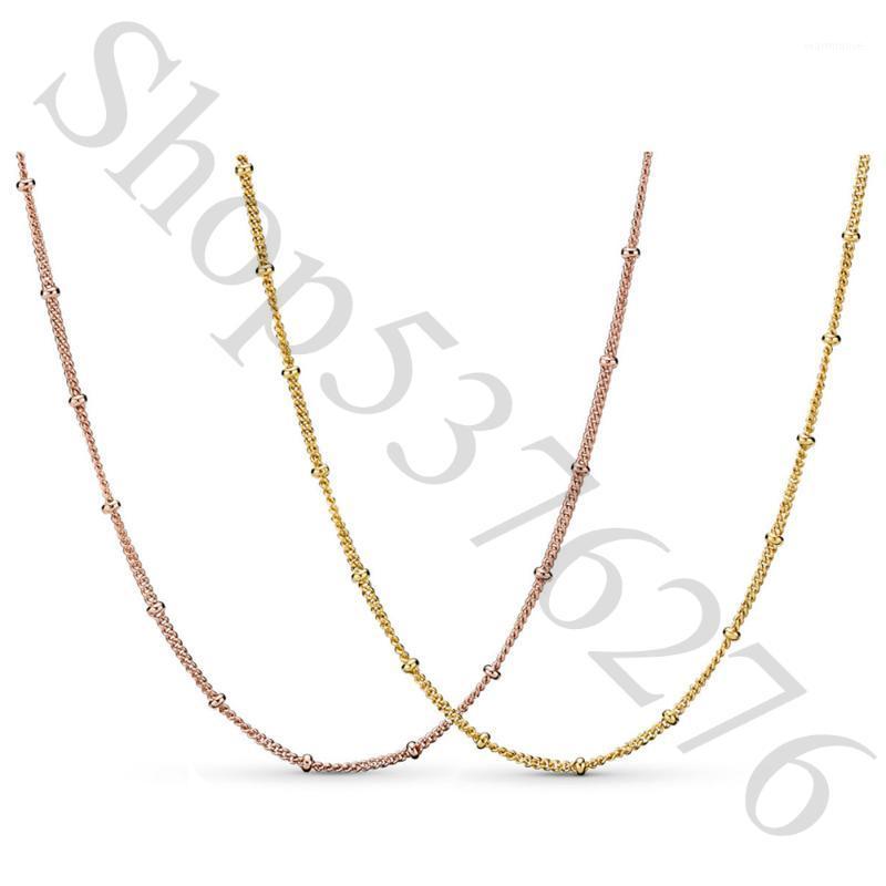 Authentic 925 Sterling Silver Beaded Europe Chain Necklace Fit Original Women Bead Charm Gift DIY Jewelry1
Authentic 925 Sterling Silver Beaded Europe Chain Necklace Fit Original Women Bead Charm Gift DIY Jewelry1