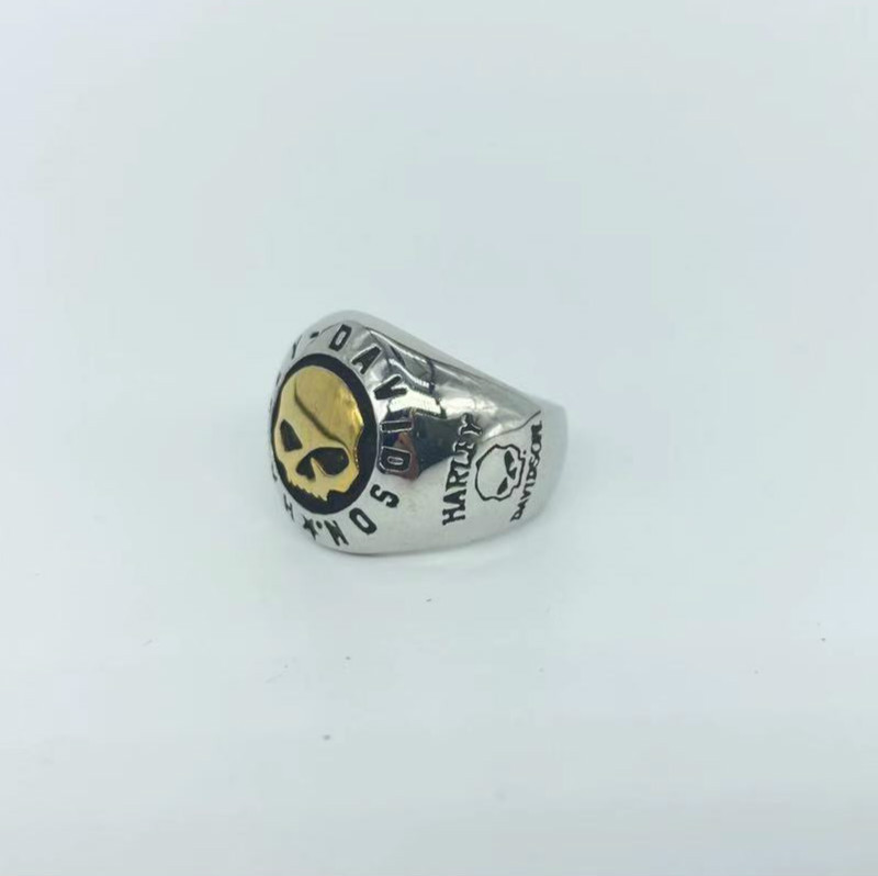 5PCS/A lot of new sizes 7-13 cool design motorcycle skull ring 316L stainless steel fashion jewelry hot sale motorcycle motorcycle skull rin