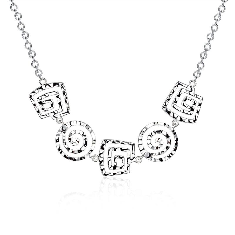 Wedding Party Silver Plated Necklace For Women Engagement Jewelry Men's Necklace Wedding Jewelry
Wedding Party Silver Plated Necklace For Women Engagement Jewelry Men's Necklace Wedding Jewelry