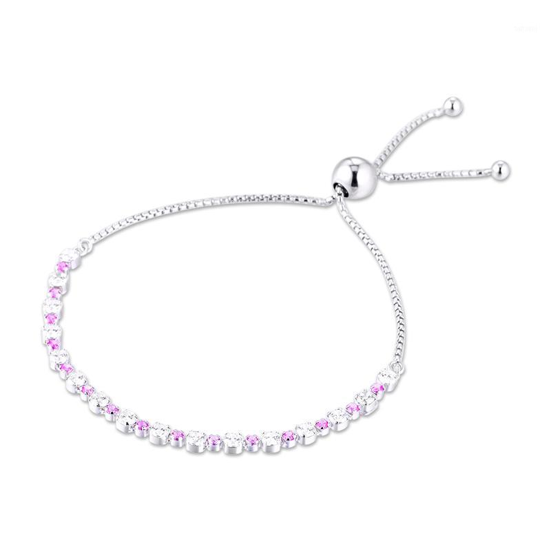 100% 925 Sterling Silver Jewelry Pink & Clear Sparkle Slider Bracelets For Women Wholesales Free Shipping1
100% 925 Sterling Silver Jewelry Pink & Clear Sparkle Slider Bracelets For Women Wholesales Free Shipping1