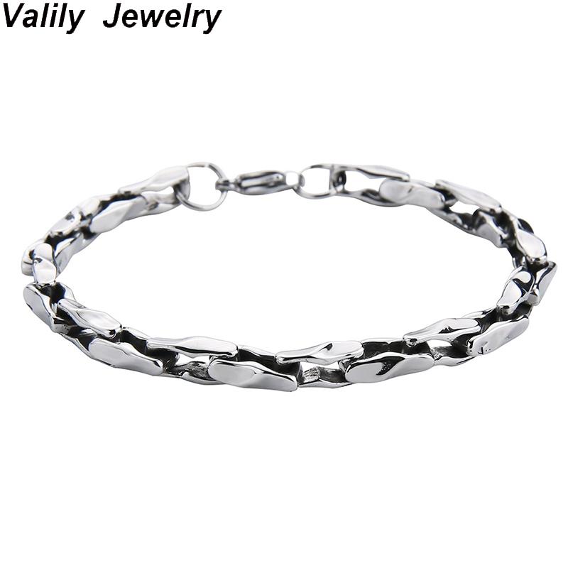 Valily Mens Bracelets & Bangles Stainless Steel Wrist Band Hand Chain Bracelet Jewelry for Men Hiphop 3 Colors Gift Pulseira Men
Valily Mens Bracelets & Bangles Stainless Steel Wrist Band Hand Chain Bracelet Jewelry for Men Hiphop 3 Colors Gift Pulseira Men