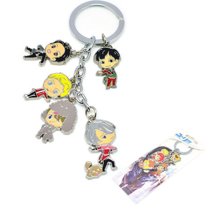 Keychains 5 In 1 Anime Keychain Yuri On Cosplay Pendants Key Chain Figure Keyrings Bag Chains Ropes Toys
Keychains 5 In 1 Anime Keychain Yuri On Cosplay Pendants Key Chain Figure Keyrings Bag Chains Ropes Toys