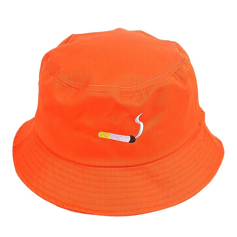 Cigarette Embroidery Bucket Hat for Men Women Hip Hop Fisherman Hat Adult Panama Bob Summer Lovers Flat Orange
Cigarette Embroidery Bucket Hat for Men Women Hip Hop Fisherman Hat Adult Panama Bob Summer Lovers Flat Orange