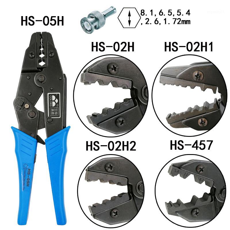 HS-05H/02H/457 coaxial crimping pliers RG55 RG58 RG59,62, relden 8279,8281,9231,9141 coaxial crimper SMA/BNC connectors tools1 
HS-05H/02H/457 coaxial crimping pliers RG55 RG58 RG59,62, relden 8279,8281,9231,9141 coaxial crimper SMA/BNC connectors tools1