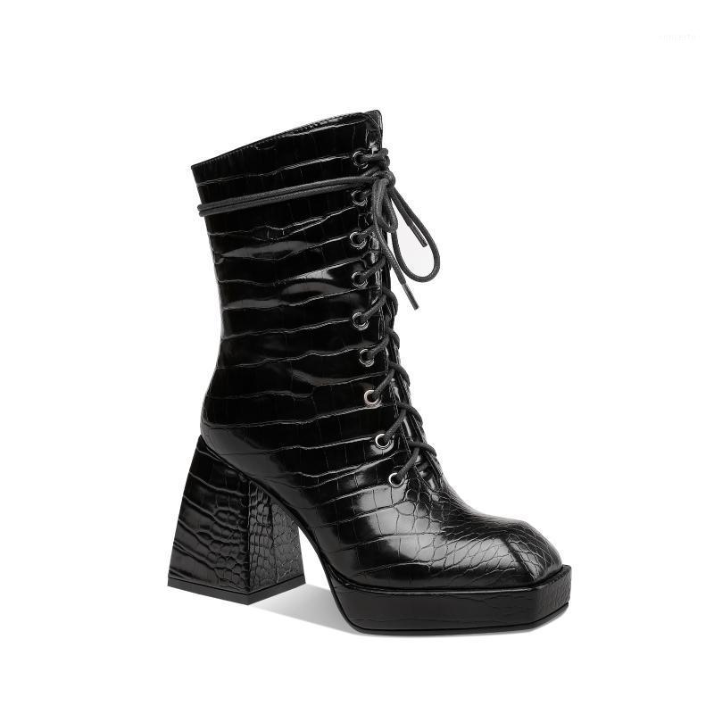 MKKHOU Fashion Ankle Boot Woman 2020 Autumn New stone-head lacing 9.5cm high-heeled boot woman size 34-431, Black
MKKHOU Fashion Ankle Boot Woman 2020 Autumn New stone-head lacing 9.5cm high-heeled boot woman size 34-431, Black