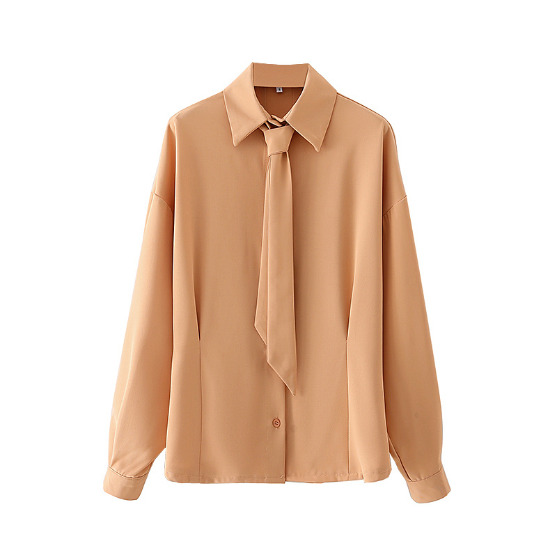 2021 New Elegant Women Solid Shirts Fashion Ladies Tie Tied Tops Streetwear Girls Chic Down Sweaters 1F4X, Pink
2021 New Elegant Women Solid Shirts Fashion Ladies Tie Tied Tops Streetwear Girls Chic Down Sweaters 1F4X, Pink