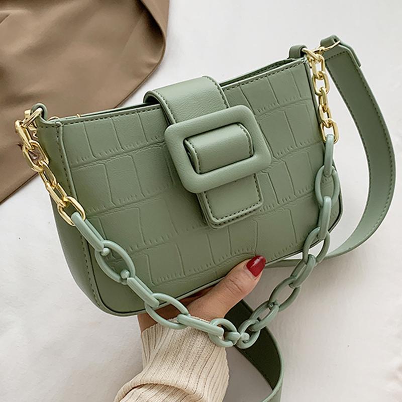 Fashion Stone Pattern PU Leather Chain Hand Strap Shoulder Bags For Women Designer Handbags High Quality Casual Crossbody Bag, Black
Fashion Stone Pattern PU Leather Chain Hand Strap Shoulder Bags For Women Designer Handbags High Quality Casual Crossbody Bag, Black
