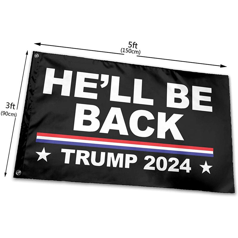 He Will Be Back Trump 2024 Flag for Outdoor House Porch Welcome Holiday Decoration Family House Flag
He Will Be Back Trump 2024 Flag for Outdoor House Porch Welcome Holiday Decoration Family House Flag