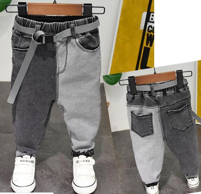 Children's pants kids pants baby boys jeans children jeans for Baby boys denim pants toddler clothing 2-7 Years LJ201203